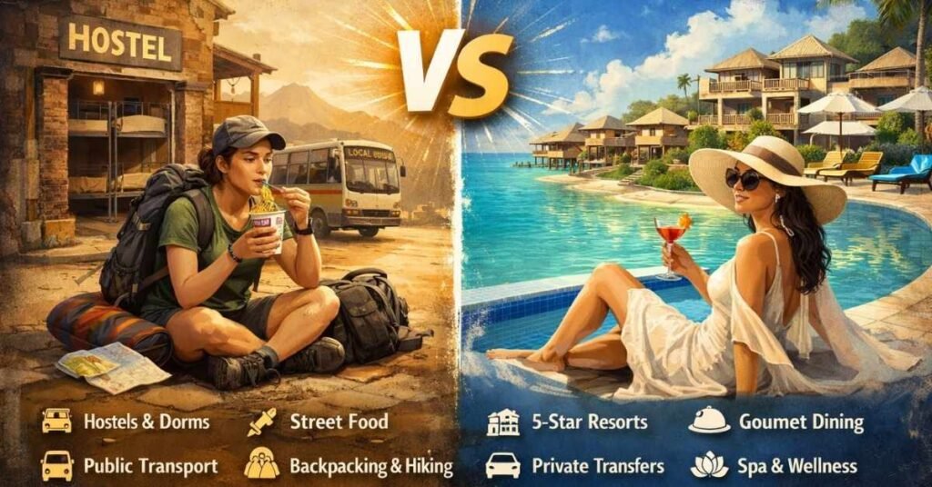 Budget vs Luxury Solo Travel