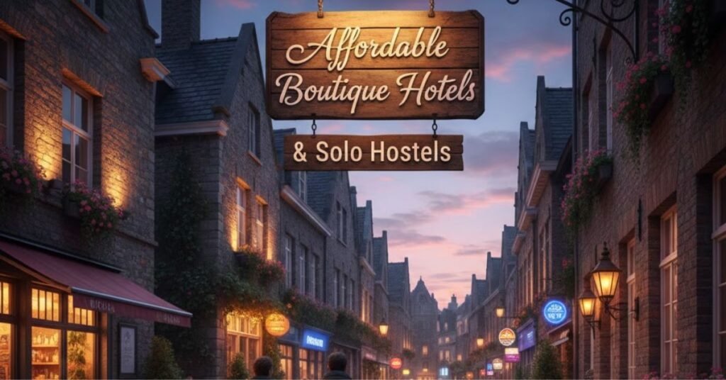 Affordable Boutique Hotels & Solo Hostels
