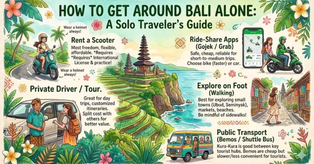 How to Get Around Bali Alone