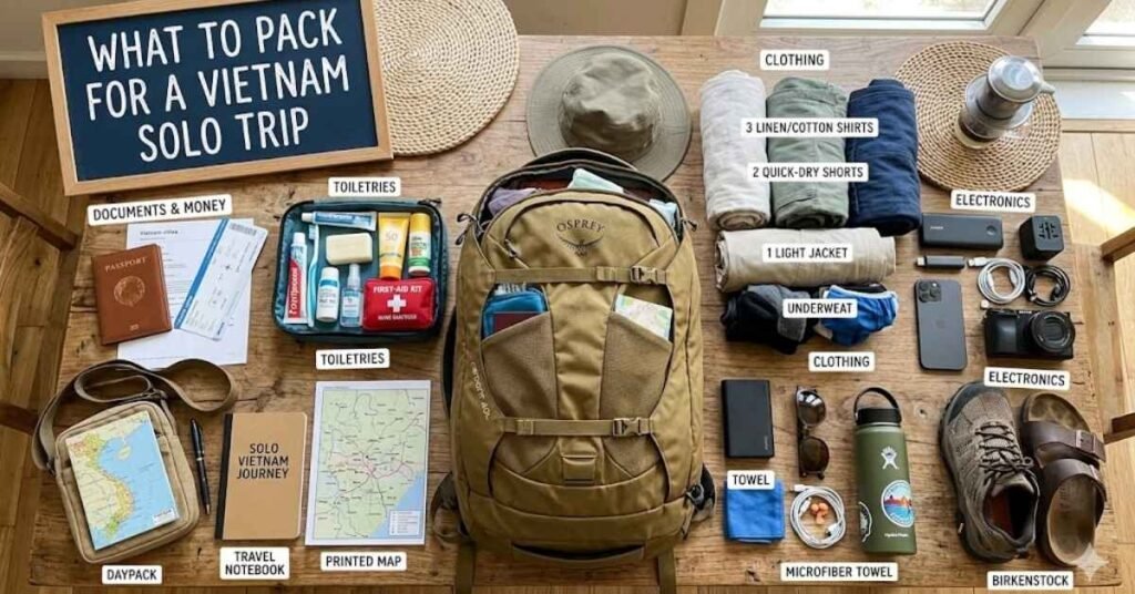 What to Pack for a Vietnam Solo Trip