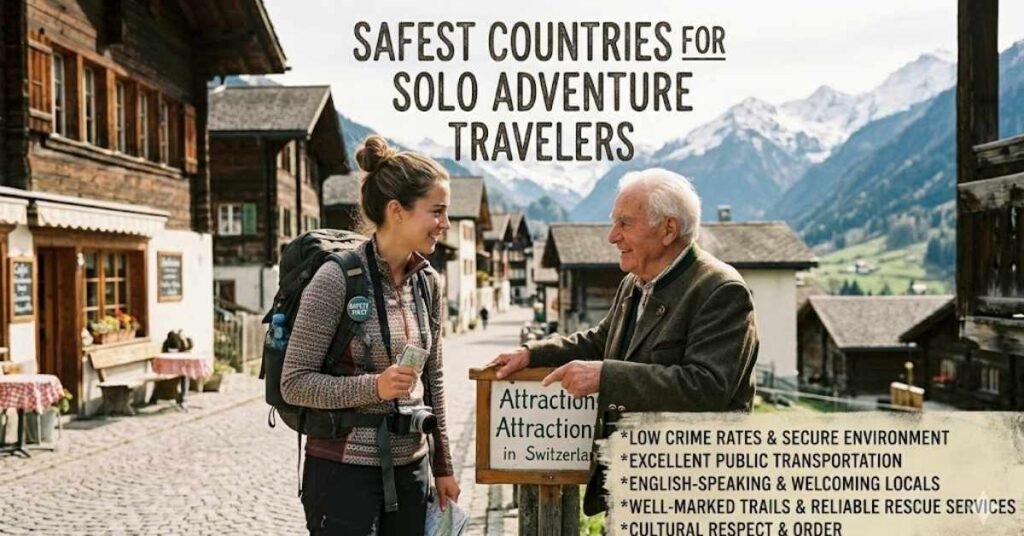 Safest Countries For Solo Adventure Travelers