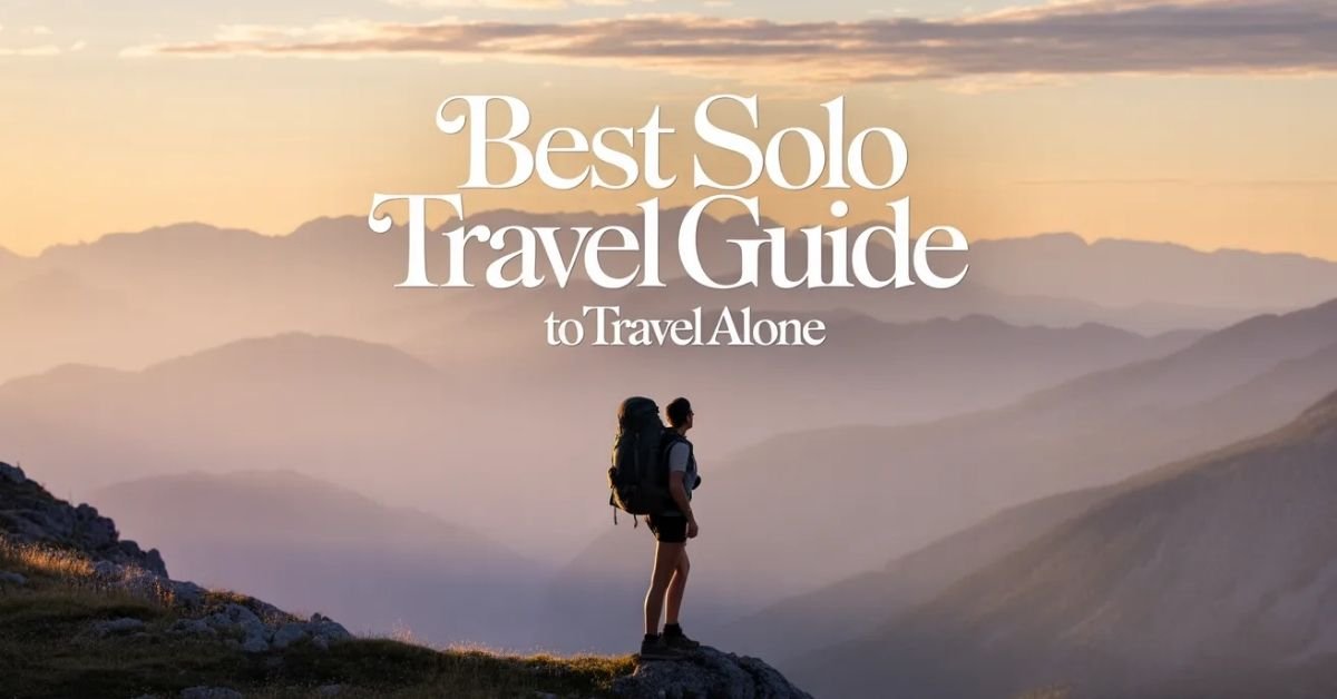 Best Solo Travel Guide to Travel Alone
